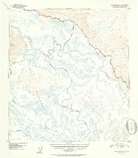 Tanacross A-3 1952 topographic map thumbnail