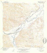 Tanacross A-5 1952 topographic map thumbnail