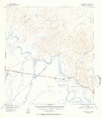 Tanacross B-4 1951 topographic map thumbnail