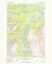 Tyonek D-6 1958 topographic map thumbnail