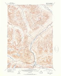 Valdez B-4 1953 topographic map thumbnail