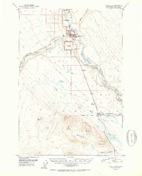 Valdez D-4 1952 topographic map thumbnail