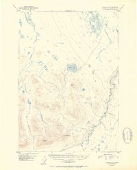 Valdez D-5 1951 topographic map thumbnail