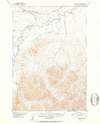 Valdez D-8 1952 topographic map thumbnail