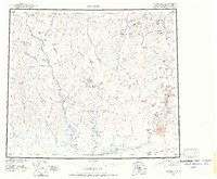 Wiseman 1951 topographic map preview