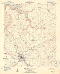 Albertville 1950 topographic map thumbnail