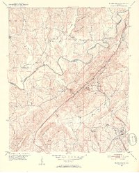 Blount Springs 1951 topographic map thumbnail