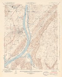 Bridgeport 1946 topographic map thumbnail