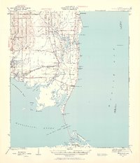Cedar Point 1941 topographic map thumbnail
