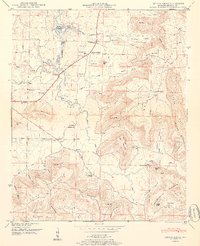Center Grove 1950 topographic map thumbnail