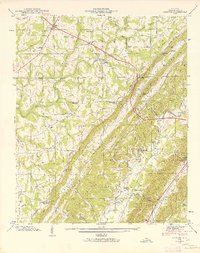 Chavies 1946 topographic map thumbnail