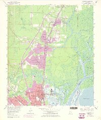 Chickasaw 1953 topographic map thumbnail