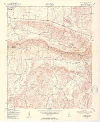 Colvin Gap 1947 topographic map thumbnail