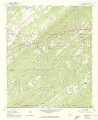 Cooks Springs 1962 topographic map thumbnail