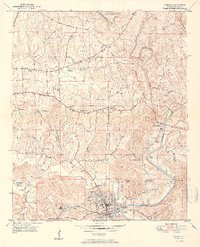 Cordova 1951 topographic map thumbnail
