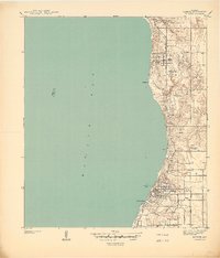 Daphne 1939 topographic map thumbnail