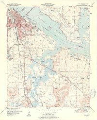 Decatur 1950 topographic map thumbnail