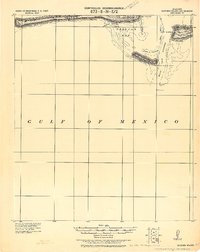 Dauphin Island topographic map thumbnail