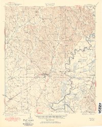 Eutaw 1931 topographic map preview