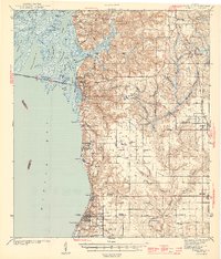 Fairhope 1944 topographic map thumbnail
