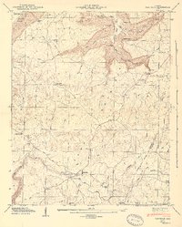 Flat Rock 1946 topographic map preview