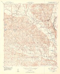 Fort Mitchell 1949 topographic map thumbnail
