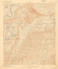 Gantts Quarry 1917 topographic map thumbnail