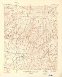 Hackleburg 1948 topographic map thumbnail