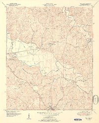 Halltown 1951 topographic map preview
