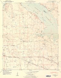 Hillsboro 1951 topographic map thumbnail