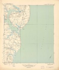 Hollingers Island 1940 topographic map thumbnail