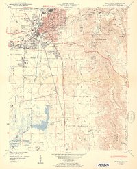 Huntsville 1950 topographic map thumbnail