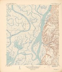 Hurricane 1942 topographic map preview