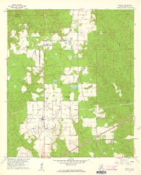 Huxford 1960 topographic map thumbnail