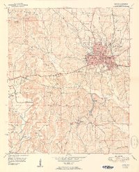 Jasper 1951 topographic map thumbnail