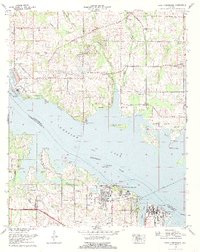Jones Crossroads 1976 topographic map thumbnail
