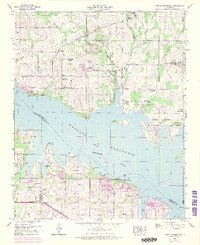 Jones Crossroads 1950 topographic map thumbnail