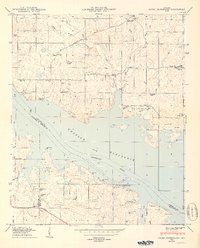 Jones Crossroads 1950 topographic map thumbnail