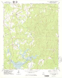 Lake Tuscaloosa North 1978 topographic map thumbnail