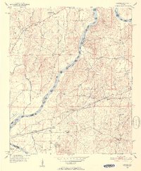 Laniers 1951 topographic map preview