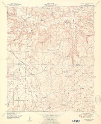 Lawrence Cove 1951 topographic map thumbnail