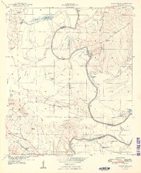Mason Bend 1947 topographic map preview