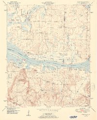Mason Ridge 1951 topographic map thumbnail