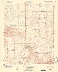 Meridianville 1951 topographic map preview