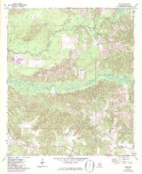 Mexia 1972 topographic map thumbnail