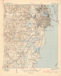 Mobile 1944 topographic map preview
