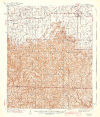 Mt Hope 1940 topographic map thumbnail