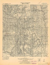Muscogee 1921 topographic map preview