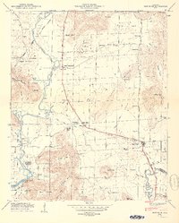 New Hope 1950 topographic map thumbnail
