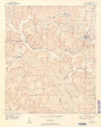 Oakman 1951 topographic map thumbnail